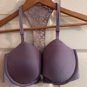 32DD Racerback Plunge Purple Victoria's Secret Bra